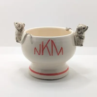 Buy Vintage Wealden Pottery Bowl With Mice, Studio, Handmade • 23£