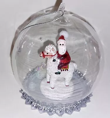 Buy Vondels Christmas Glass Bauble Clear Glass • 9.99£