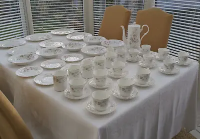 Buy 51 Piece Royal Stafford 'Romance' Bone China Dinner Set, Tea/Coffee Set & Mugs • 140£