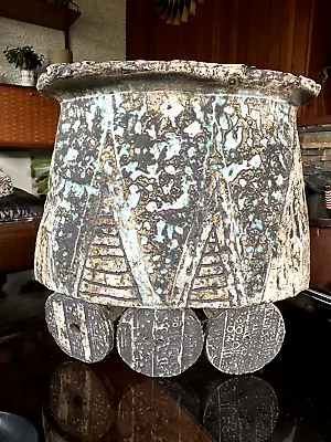Buy Unique Commission Vintage  Bernard Rooke Pottery - One Off 6 Wheeled Pot • 295£