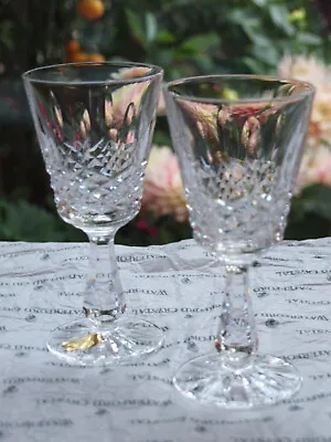 Buy Waterford Crystal Kenmare Claret Wine Glasses Pair Vintage Mint Signed • 89£