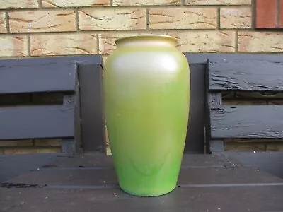 Buy Moorcroft  Pottery .   Early Burslem . Green / Yellow  Luster Finish Vase • 50£