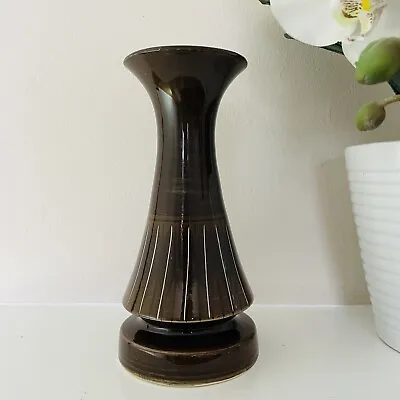 Buy Vintage Jersey Pottery Mid-Century Shaped Pretty Bold Patterned Vase • 15.53£