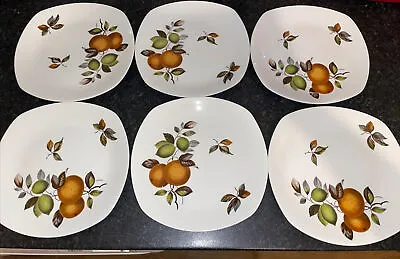 Buy Midwinter 'Oranges And Lemons' Set OF 6 Plates - Nice - Free Postage 19CM DINNER • 23.99£