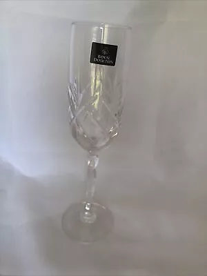 Buy ROYAL DOULTON CRYSTAL - DAILY MAIL - FLUTE CHAMPAGNE GLASS  22.7cm / 8 7/8  • 12£