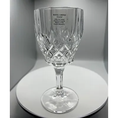 Buy Royal Limited Crystal 24% Lead Crystal Czech Republic Wine Glass • 11.85£