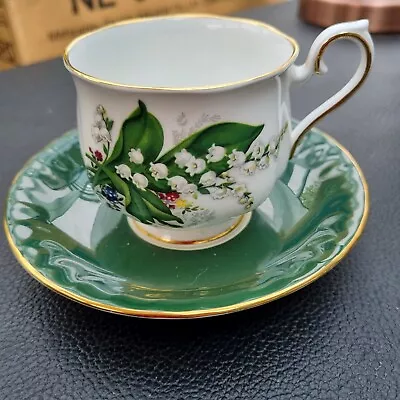Buy Royal Sutherland Bone China Lily Of The Valley Tea Cup & Saucer. • 5£