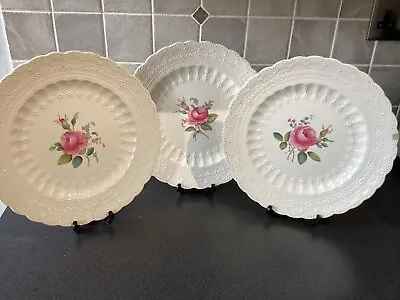 Buy Vintage Copeland Spode's Jewel Billingsley Rose 27cm Plates • 15£