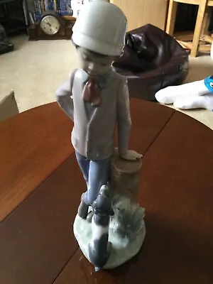Buy NAO By Lladro Boy With Dog Figurine  • 32£