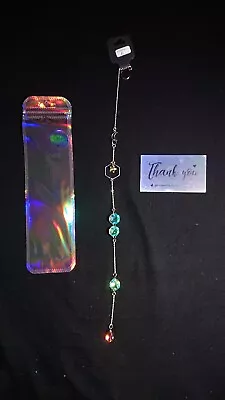 Buy Hand Crafted Unique Sun Catcher With Hanging Glass Crystals (Read Description)  • 2.99£