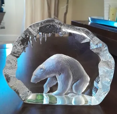 Buy Mats Jonasson Lead Crystal Glass, Polar Bear • 10.99£