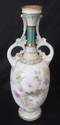 Buy Stunning Hand Painted Antique Porcelain  Doulton Burslem Vase • 195£