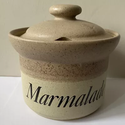 Buy John Hermansen Ltd Round Stonewear - Marmalade Pot With Lid • 8.99£
