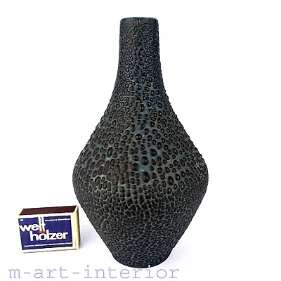 Buy Rare Lava Glaze Studio Ceramic Vase, MCM GDR Albert Kiessling Langenhessen 50s • 149.12£