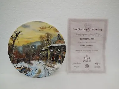 Buy Royal Doulton  Bone China Collector's Plate ~Homeward Bound ~ Limited Edition • 4£