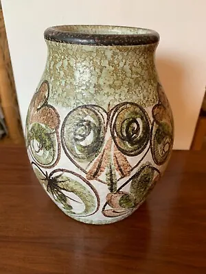 Buy Vintage Denby Pottery Leaf Vase 1960s Glyn Colledge Mid Century Modern • 39.99£