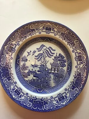 Buy Old Willow Blue And White China 25cm Plate. • 4£