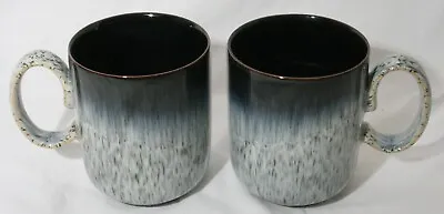 Buy Beautiful Denby Stoneware Halo Speckled Blue Ombre Mug X 2 - Lot #1 • 0.99£
