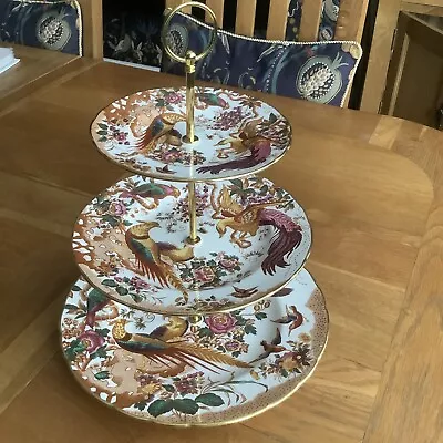 Buy ROYAL CROWN DERBY 'Olde Avesbury' 3 Tier Cake Stand - Excellent Condition • 175£