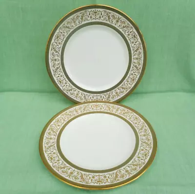 Buy 2 Minton  Aragon  Dinner Plates - 27 Cm (10.5 ) Diameter • 11.99£