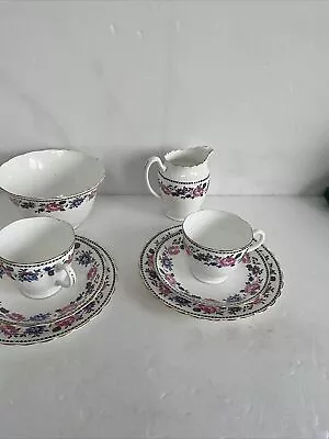 Buy Tuscan Fine English Bone China Cup Saucer & Plate Tea  Set With Floral Pattern • 25£