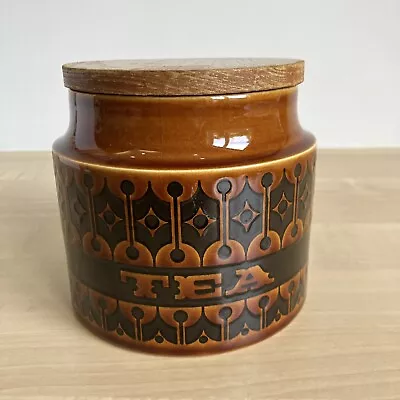 Buy Hornsea Pottery Heirloom Brown Glaze Tea Storage Jar 4½” John Clappison Design • 12£