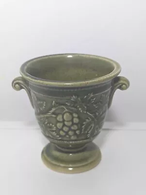 Buy Vintage Holkham Pottery Posy Vase Urn Grape Design 3.5” • 16£
