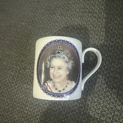 Buy Queen Elizabeth II 80th Birthday Commemorative Mug - English Fine Bone China  • 0.99£