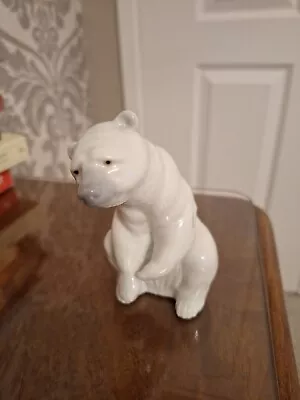 Buy Lovely Lladro Polar Bear  Figurine  Resting .  • 10£