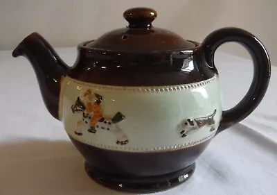 Buy Bourne Denby Stoneware Teapot With Hunting Scene • 12£