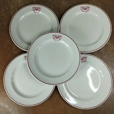 Buy Set Of Five 1920s, T Hayward & Co. Royal Vitreous Chinalene Side Plates, Maddock • 9.95£