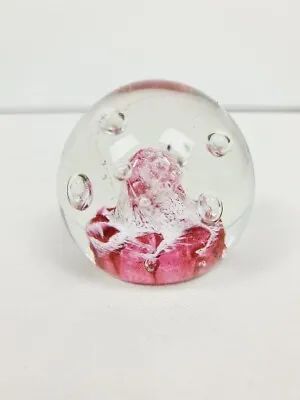 Buy Caithness Paperweight TANGO Pink Glass Paperweight | Scotland Good Condition • 9.99£