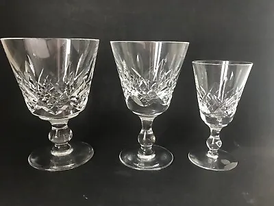 Buy Vintage STUART Crystal Glasses - Wine Port Sherry Etc • 3.99£