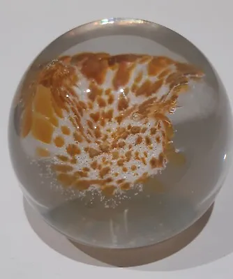 Buy Caithness Glass Paperweight 'Wish' Excellent Condition Gold Coloured • 5.99£