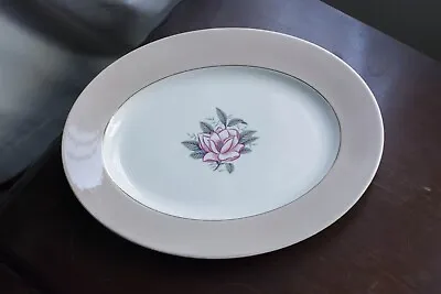Buy 12  - 31cm Big Pink Serving Plate Barratts Delphatic White Tableware English Se • 25£