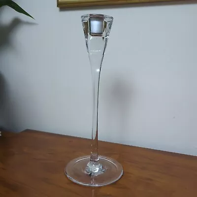 Buy IKEA Gastvanlig Glass Crystal Candle Holder Candlestick Tall Modern Style • 9.99£