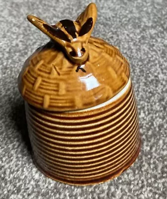 Buy Lovely Small New Devon England Pottery Ceramic Honey Pot Great Condition • 3.95£