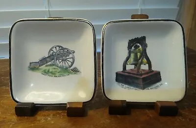 Buy Vintage Gray's Pottery Stoke-On-Trent England Liberty Bell & Valley Forge Trays • 15.08£
