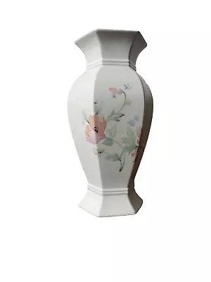 Buy Royal Winton 9  Hexagonal Flower Vase.   Ceramic - Vintage Piece - 23.5cm Height • 12.49£