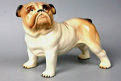 Buy Vintage Glossy Melba Ware Ceramic/Pottery Bulldog, Made In England • 15£