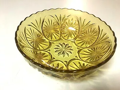 Buy Boho Glassware Salad Bowl - Vintage - Amber Glass -  • 22.01£