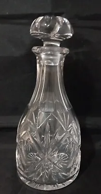 Buy Vintage High Quality 1.3kgs Lead Crystal Cut Glass Spirit Decanter Teardrop  • 16.70£