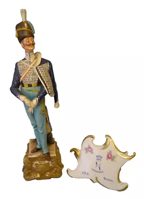 Buy Capodimonte Naples Soldier Military Figure Bruno Merli Docci British Hussar #1 • 150£