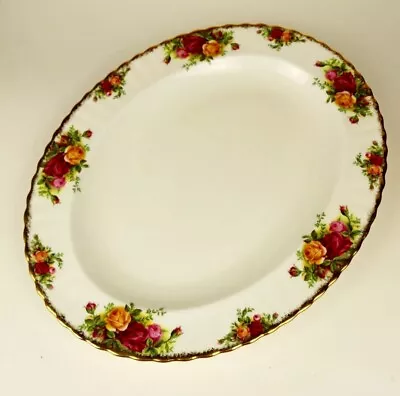 Buy Royal Albert Old Country Roses Oval Serving Plate Platter Dish Measures 15 Inch  • 24.55£
