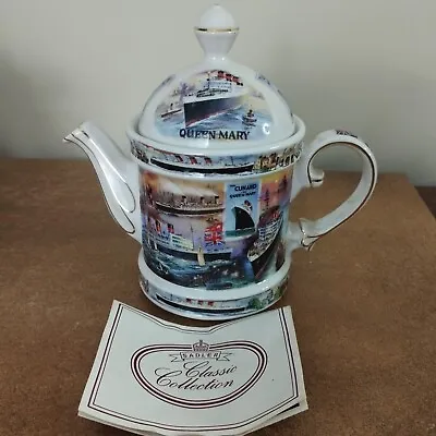 Buy Vintage, James Sadler 'Cunard Line, Queen Mary' Inspired Teapot, 1 Pint • 12.95£