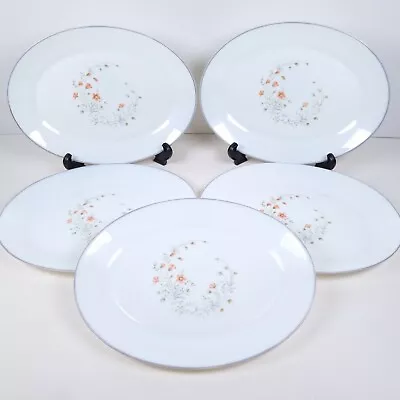 Buy Pyrex Emily Spring Garden Oval Plates 30cm Floral Milk Glass Vintage England X 5 • 29.99£