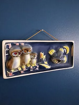 Buy Goebel Hummel Rare Owls Wall Plaque TMK 3 In Excellent Condition • 26£