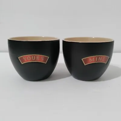 Buy Baileys Irish Cream Stoneware Mugs Yours Mine Ours Espresso Coffee Cups Set Of 2 • 5.69£
