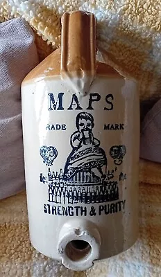 Buy Pictorial Stoneware Flagon/Tap Jar, MAPS Bristol Double Sided  • 65£