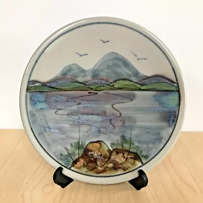 Buy Highland Stoneware Plate Trivet Hand Painted In Scotland Decor Small Round 15cm • 21.95£